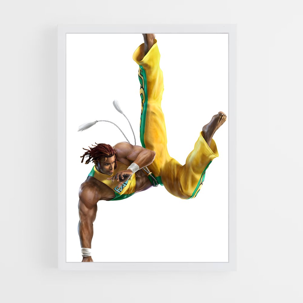 Poster Eddy gordo – affiche Capoeira (vue 3)